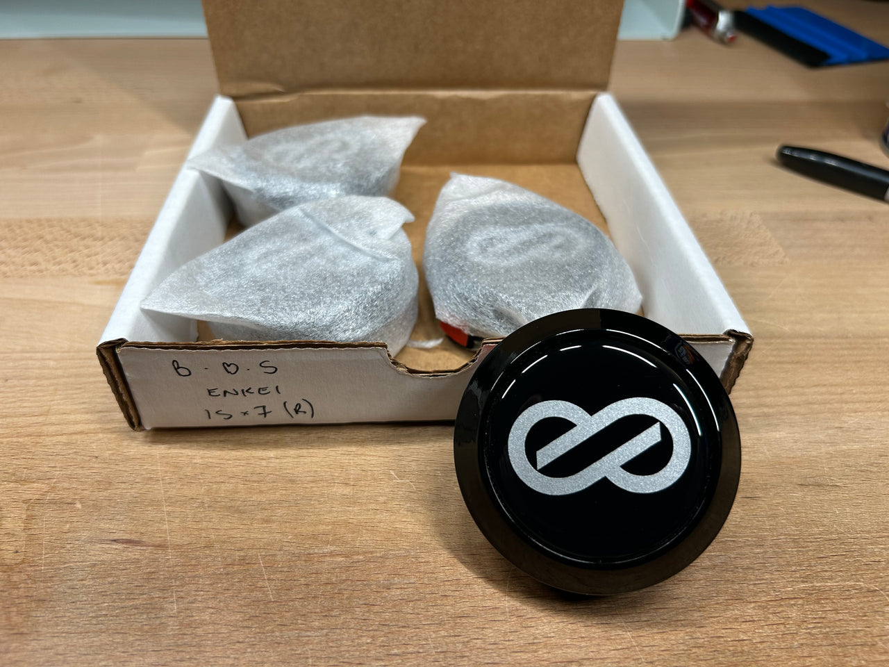 Clearance - 15x7 Enkei: Black - Black - Silver