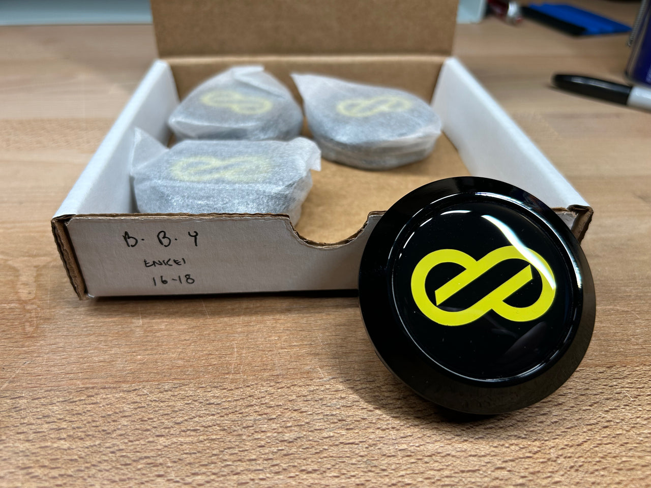 Clearance - 16", 17", 18" and 15x8" Enkei: Black - Black - Yellow