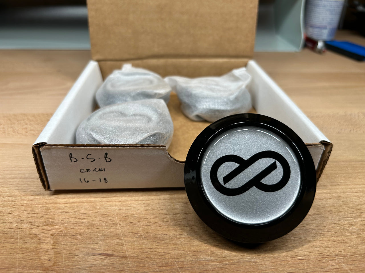 Clearance - 16", 17", 18" and 15x8" Enkei: Black - Silver - Black