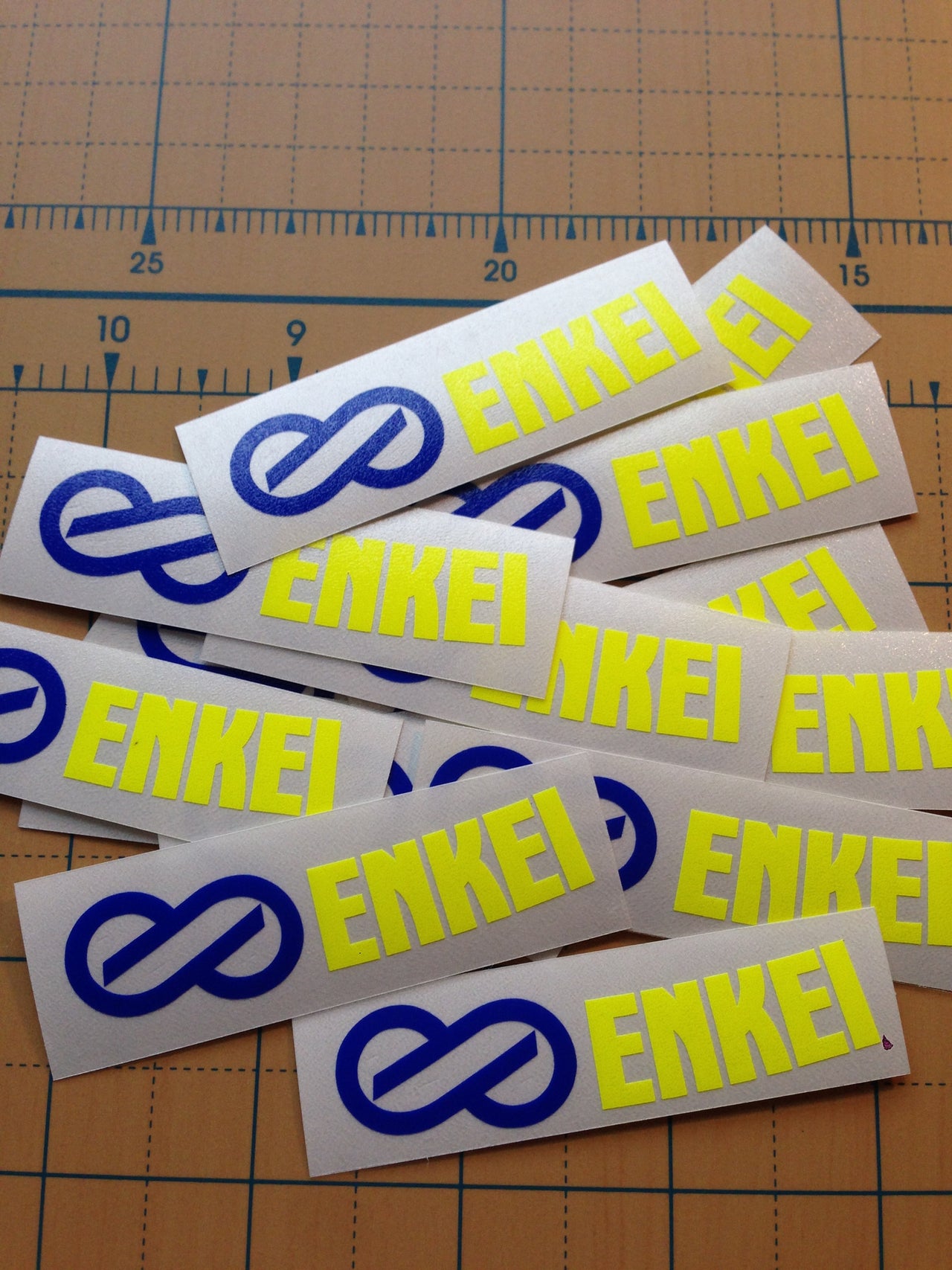 Multicolor Replacement Enkei RPF1 Wheel Stickers (Set of 2)